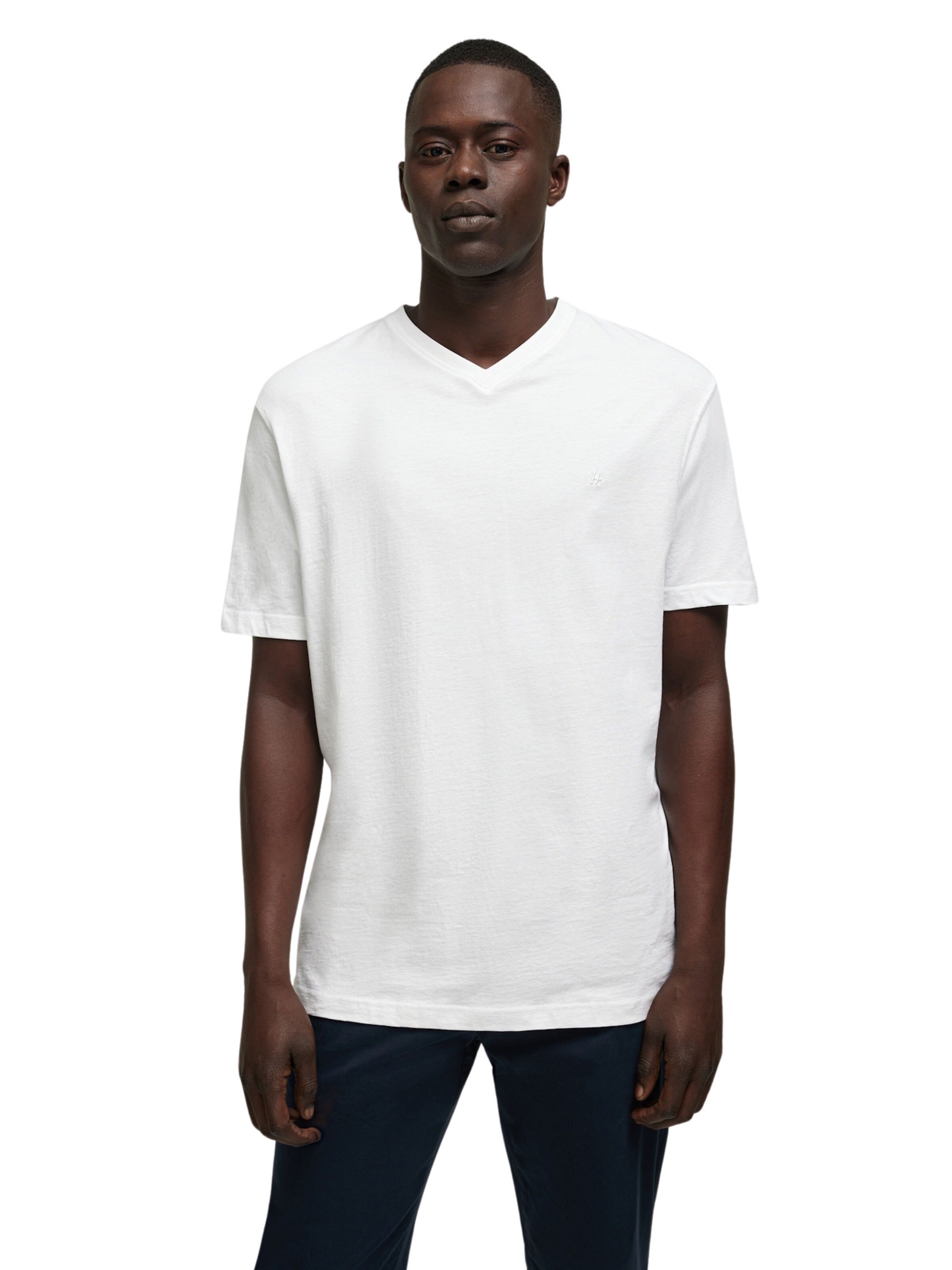 HECHTER PARIS Shirt in White: front