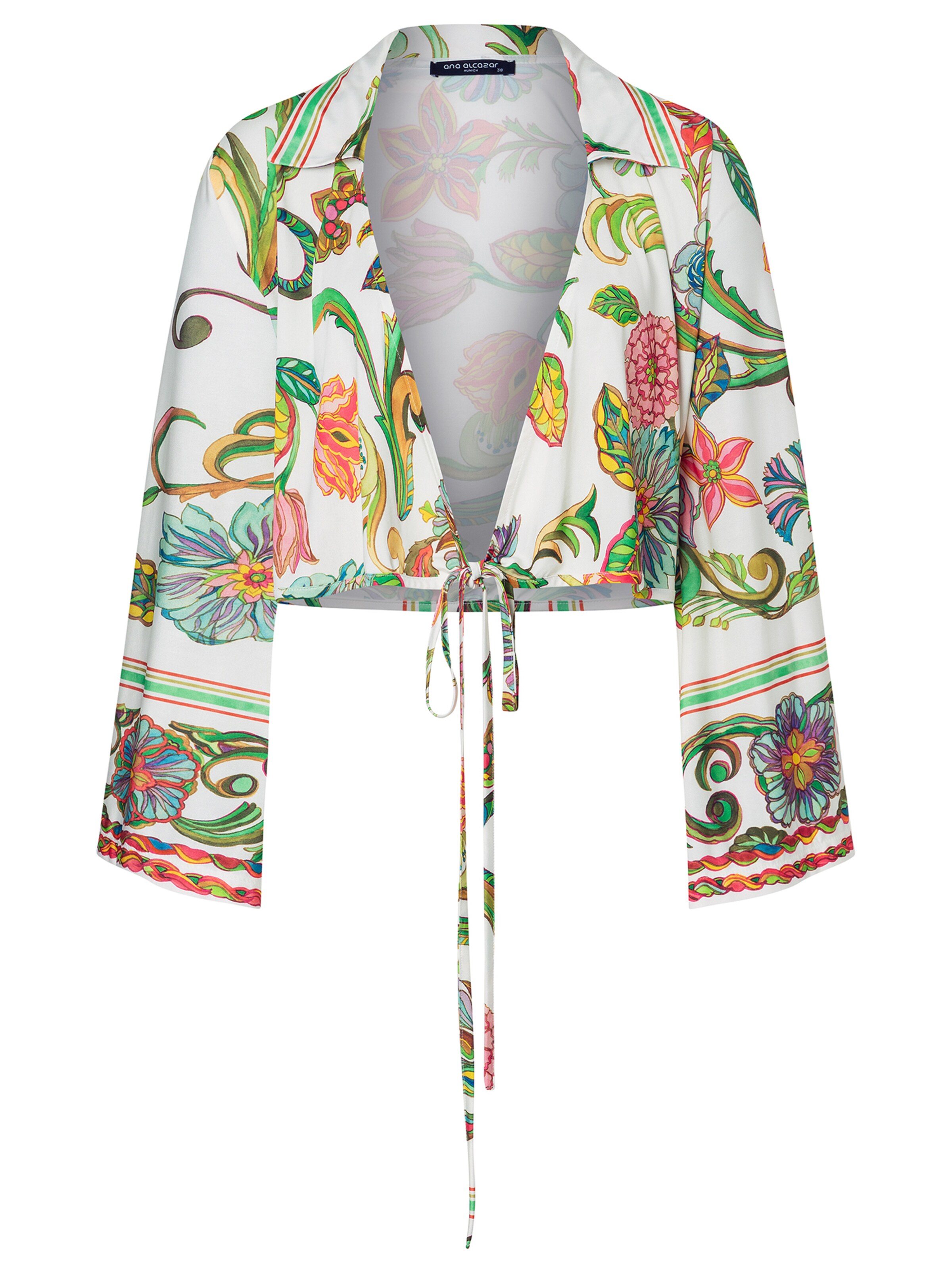 Ana Alcazar Top ' Witana' in Grass green / Red / White, Item view