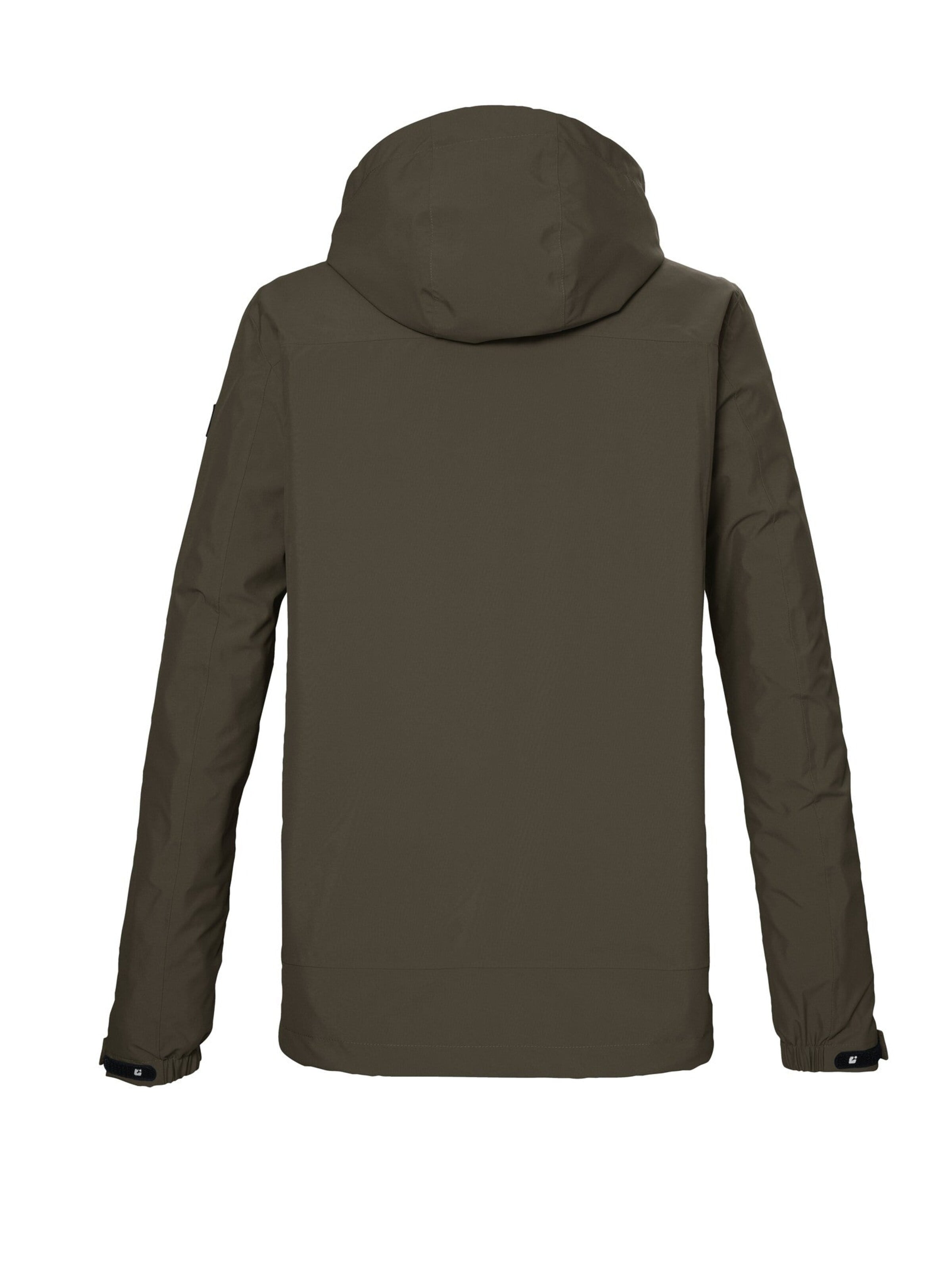 KILLTEC Kurtka outdoor 'Funktionsjacke KOS 52 Herren Outdoorjacke Regenjacke Kapuze' w kolorze zielony