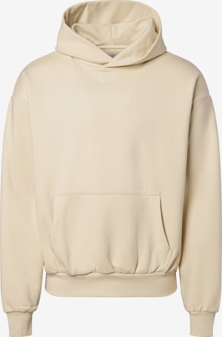 Karl Kani - Sudadera ' Small Signature' en beige: frente