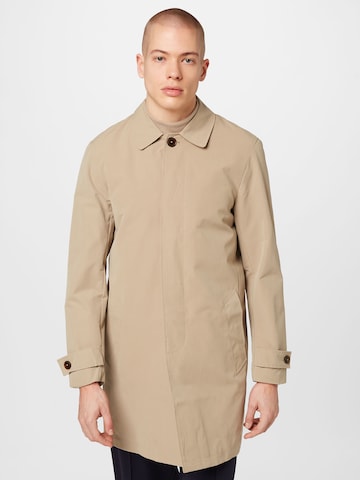 Manteau mi-saison 'Mac' BURTON MENSWEAR LONDON en marron : devant