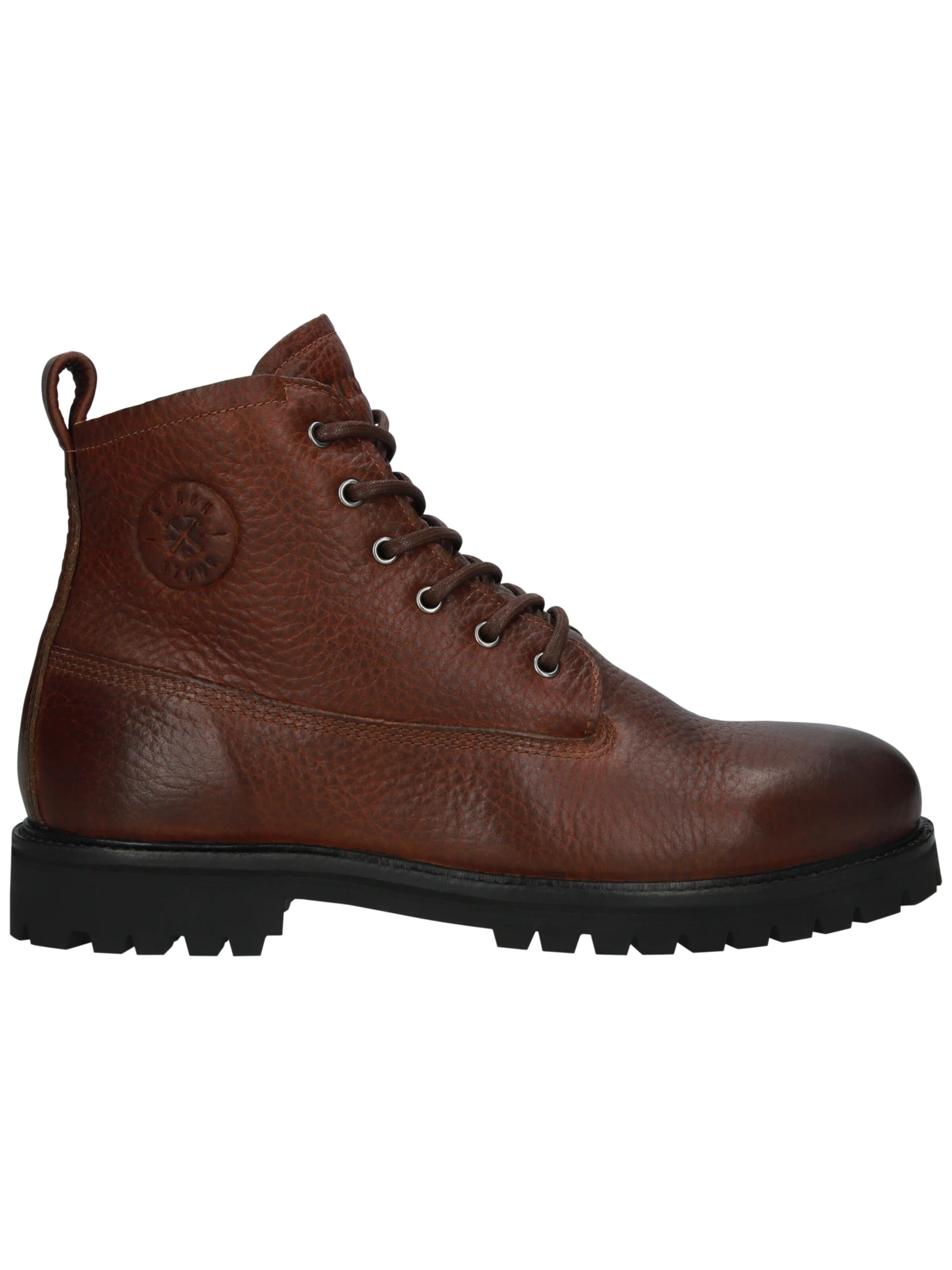 Boots stringati 'Rock Hardy OM62' di BLACKSTONE in marrone: frontale