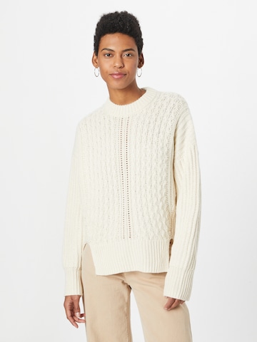 SECOND FEMALE Sweater 'Jacobe' in Beige: front