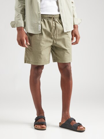 Regular Pantalon de sport 'Taxerws' QUIKSILVER en vert : devant