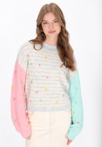 MYMOPulover - siva boja: prednji dio