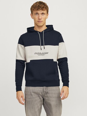 Sweat-shirt JACK & JONES en bleu : devant