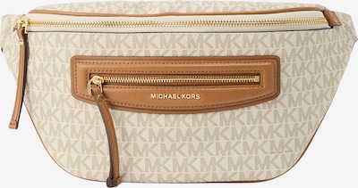 MICHAEL Michael Kors Pojasna torbica u boja pijeska / tamno bež / karamela, Pregled proizvoda