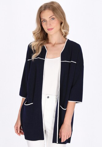 Cardigan DreiMaster Maritim en bleu : devant