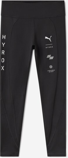 PUMA Športne hlače 'HYROX' | črna / bela barva, Prikaz izdelka