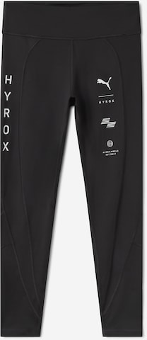PUMA Skinny Fit Спортен панталон 'HYROX' в черно: отпред