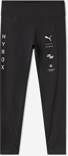 PUMA Sportbroek 'HYROX' in de kleur Zwart / Wit, Productweergave