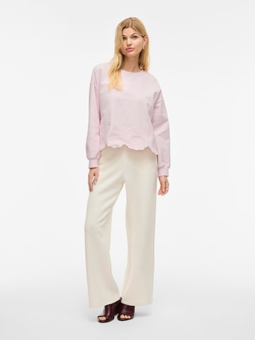 VILA Sweatshirt 'VIHailey' in Pink