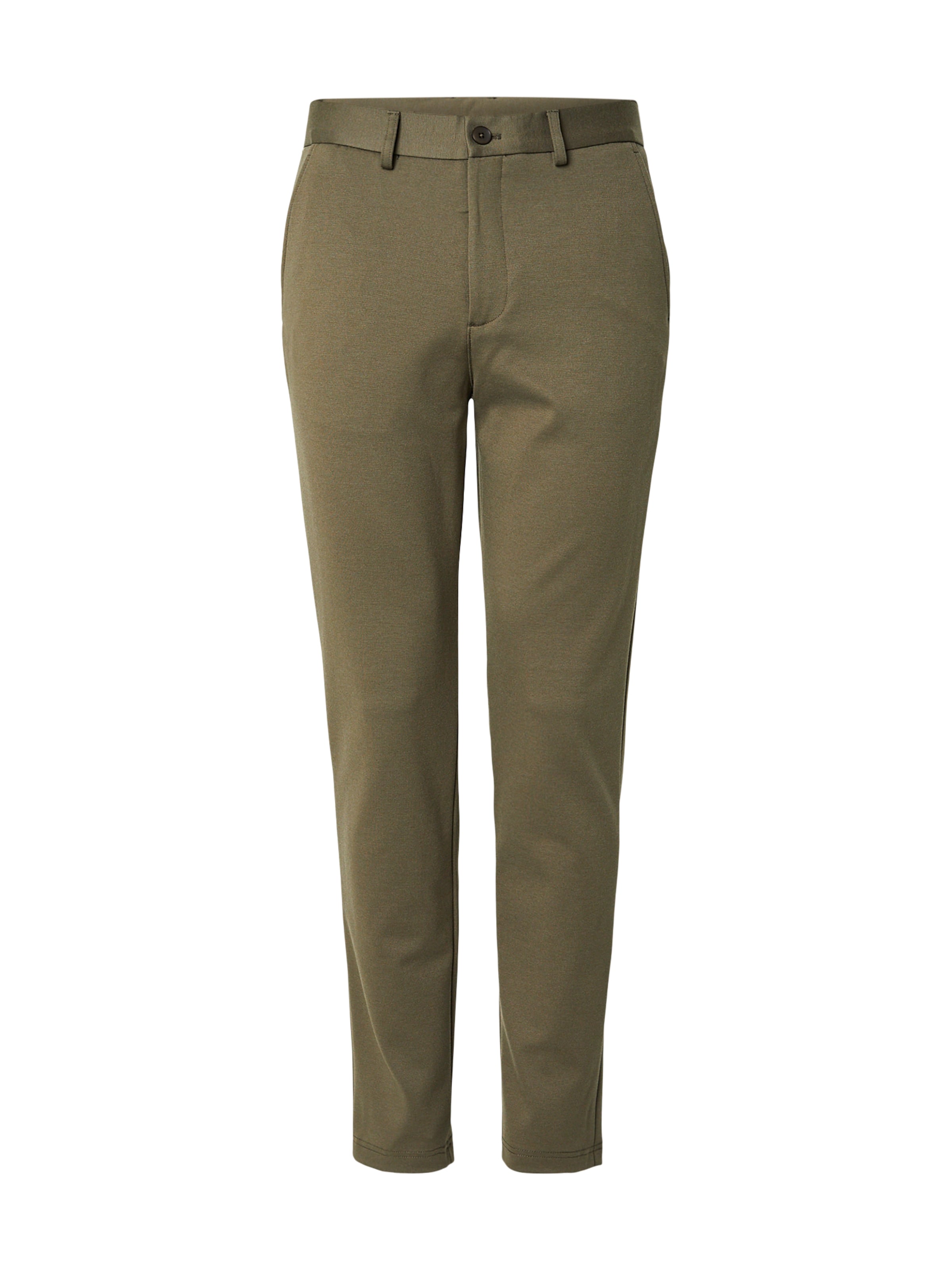 Slimfit Pantaloni 'Superflex' di Lindbergh in verde: frontale
