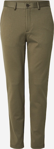 Lindbergh Слим Брюки-чинос 'Superflex' в Зеленый: спереди