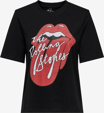 ONLYMajica 'ONLROLLING STONES' - crna boja: prednji dio