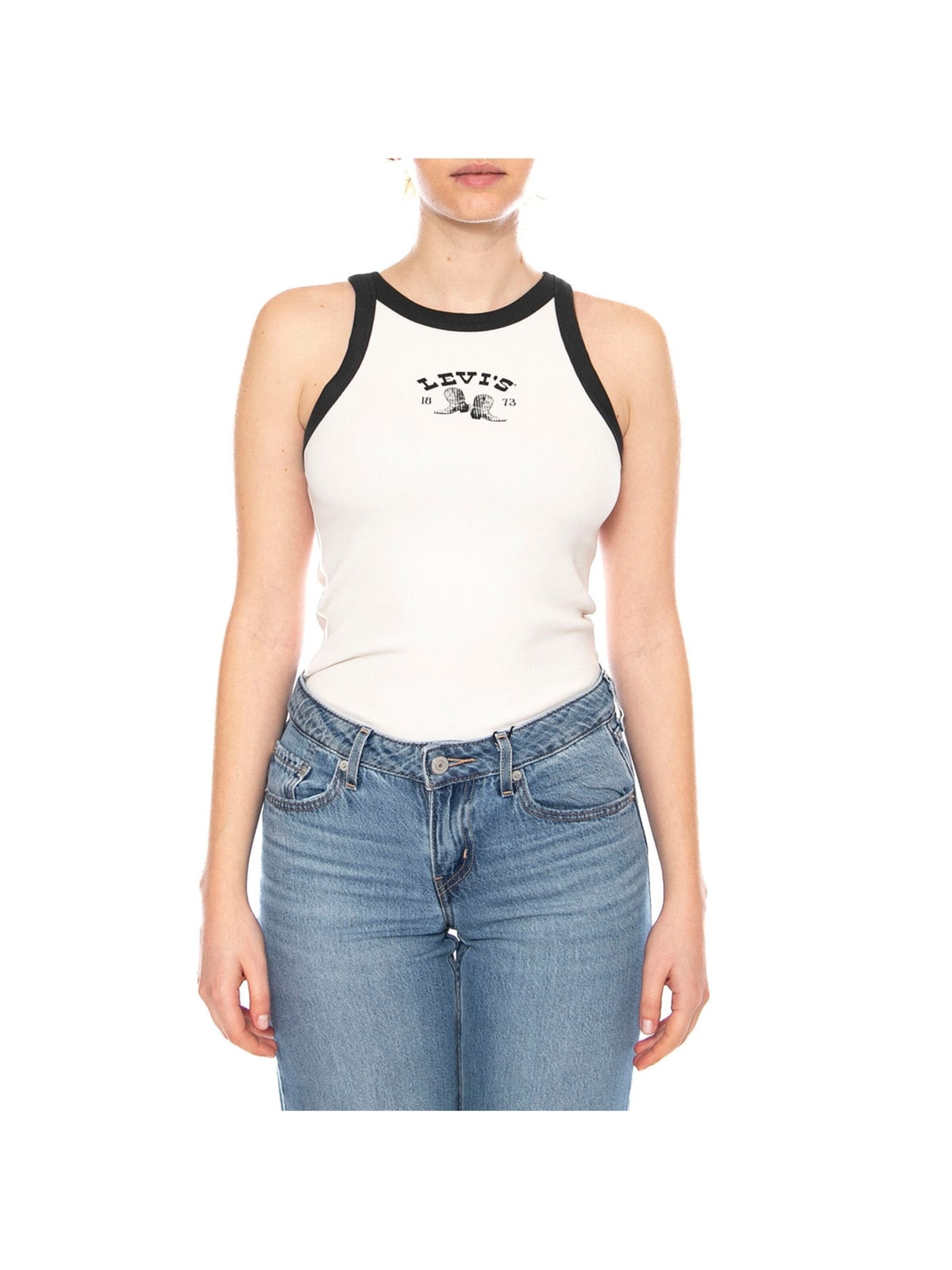 LEVI'S ® Top 'GR Essential Racer Tank' w kolorze beżowy: przód