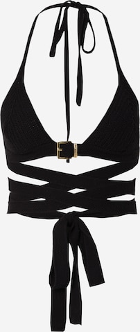 Hoermanseder x About You Knitted Top 'Betty' in Black: front