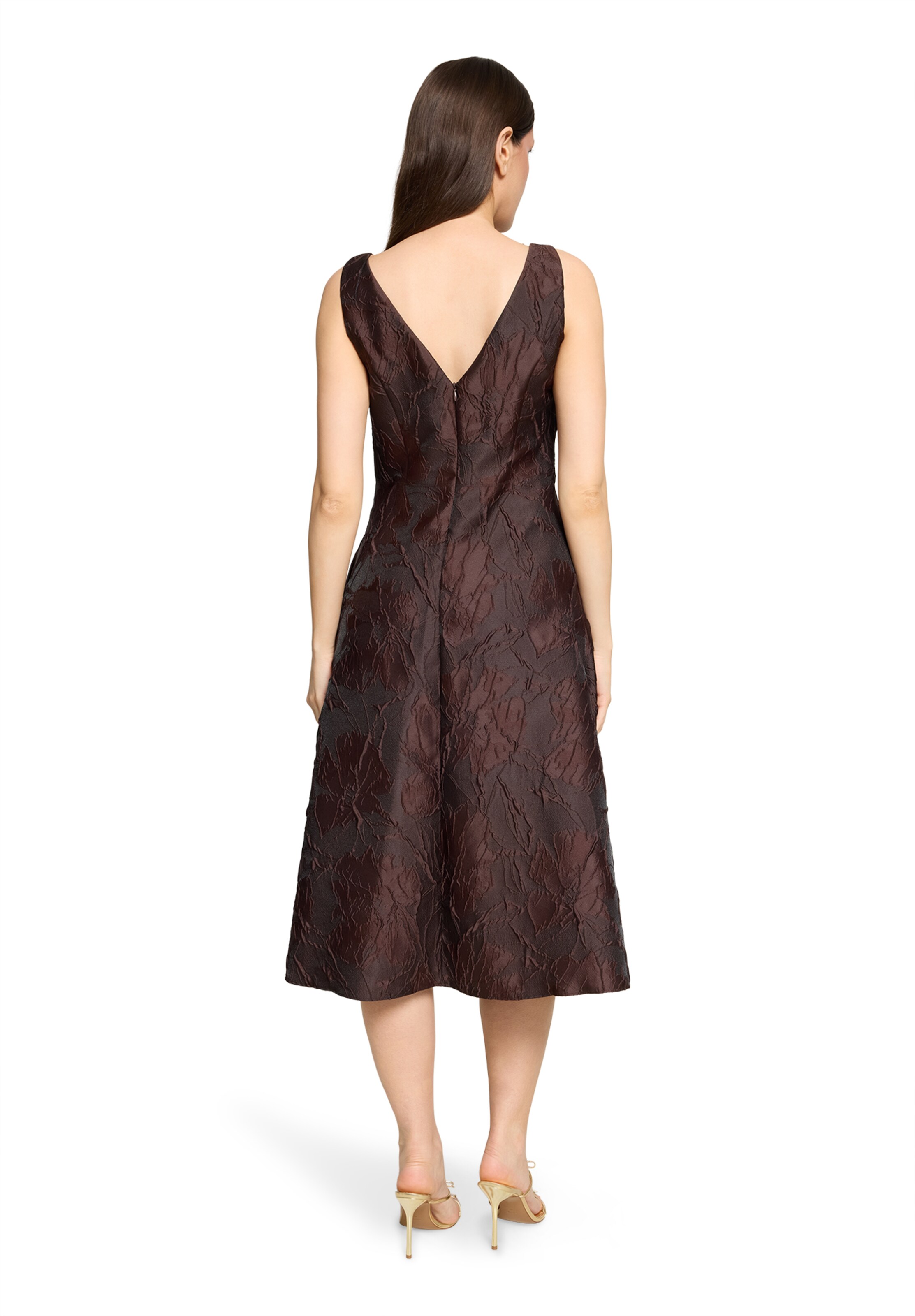 Vera Mont Cocktail Dress in Brown
