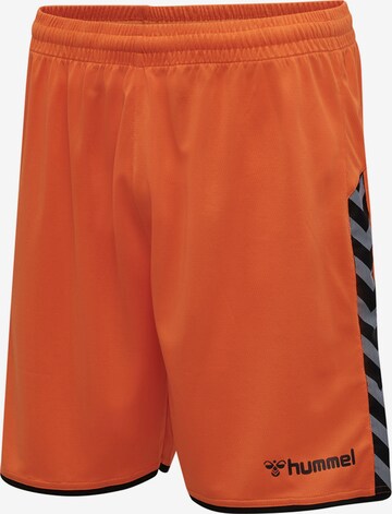 Hummel Regular Sporthose 'Poly' in Orange