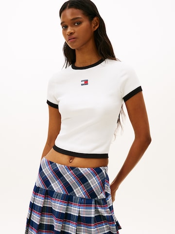 balta Tommy Jeans Marškinėliai: priekis