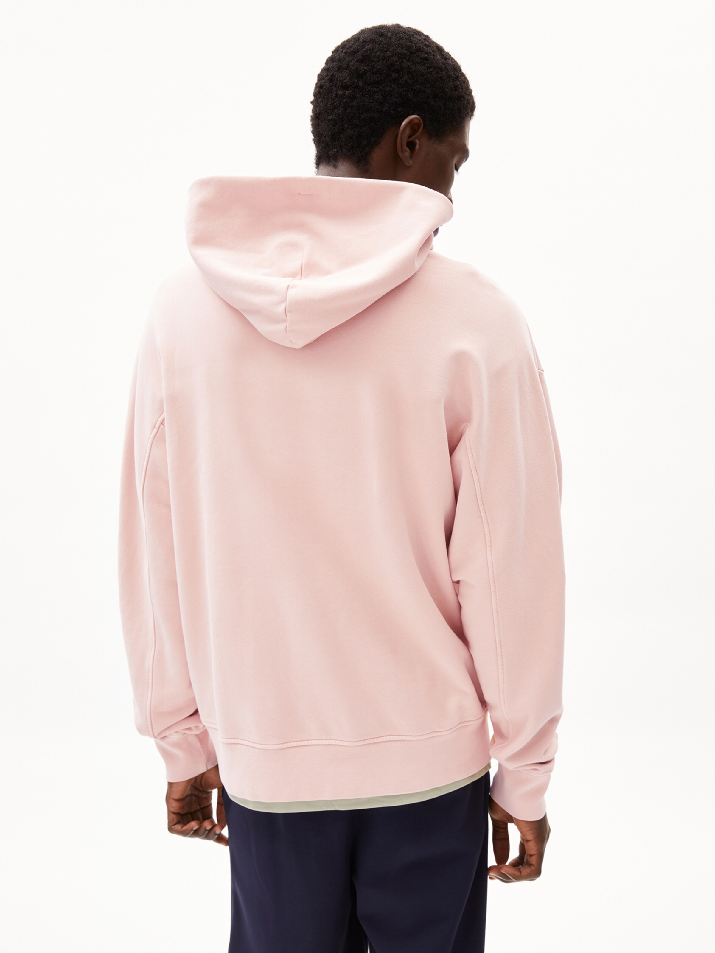 ARMEDANGELS Pullover EMAAL HOODIE GMT DYE in Pink