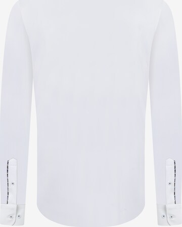DENIM CULTURE Klasický střih Košile 'Craig' – bílá
