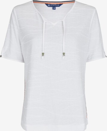 T-shirt Navigazione en blanc : devant