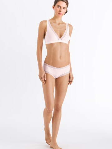 Hanro - Hipster ' Cotton Lace ' em rosa