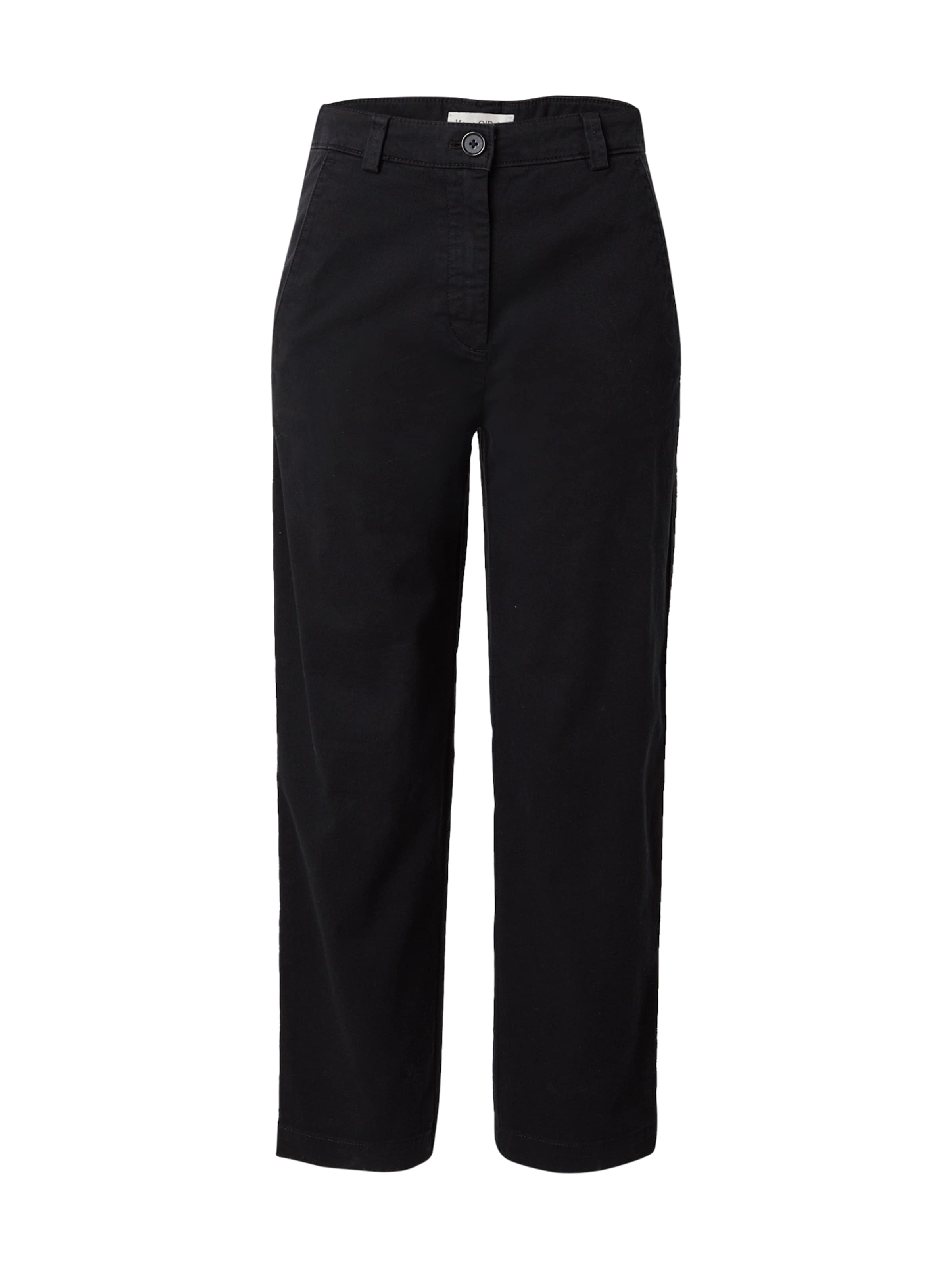 Marc O'Polo Regular Pants in Black: front