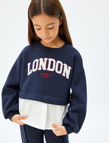 Koton Sweatshirt in Blue: front