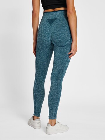 Skinny Pantalon de sport 'Una' Hummel en vert