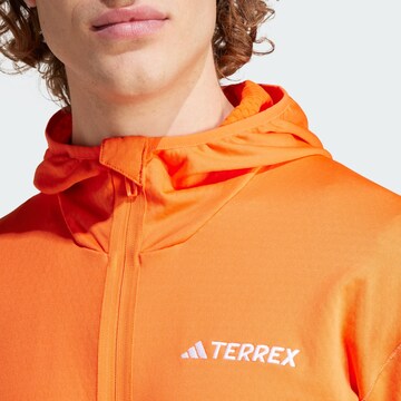ADIDAS TERREX - Chaqueta polar funcional 'Xperior' en naranja