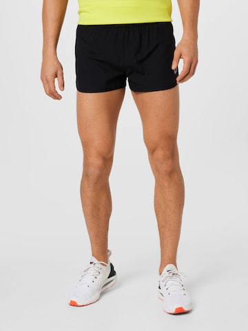 ASICS - Slimfit Calças de desporto 'Core Split' em preto: frente