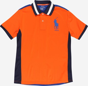 oranžs Polo Ralph Lauren T-Krekls: no priekšpuses