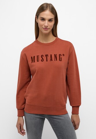 MUSTANG Sweatshirt in Rot: predná strana
