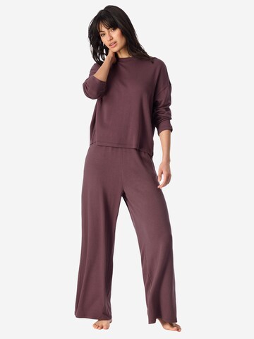 Chemise de nuit ' Mix Relax ' SCHIESSER en marron