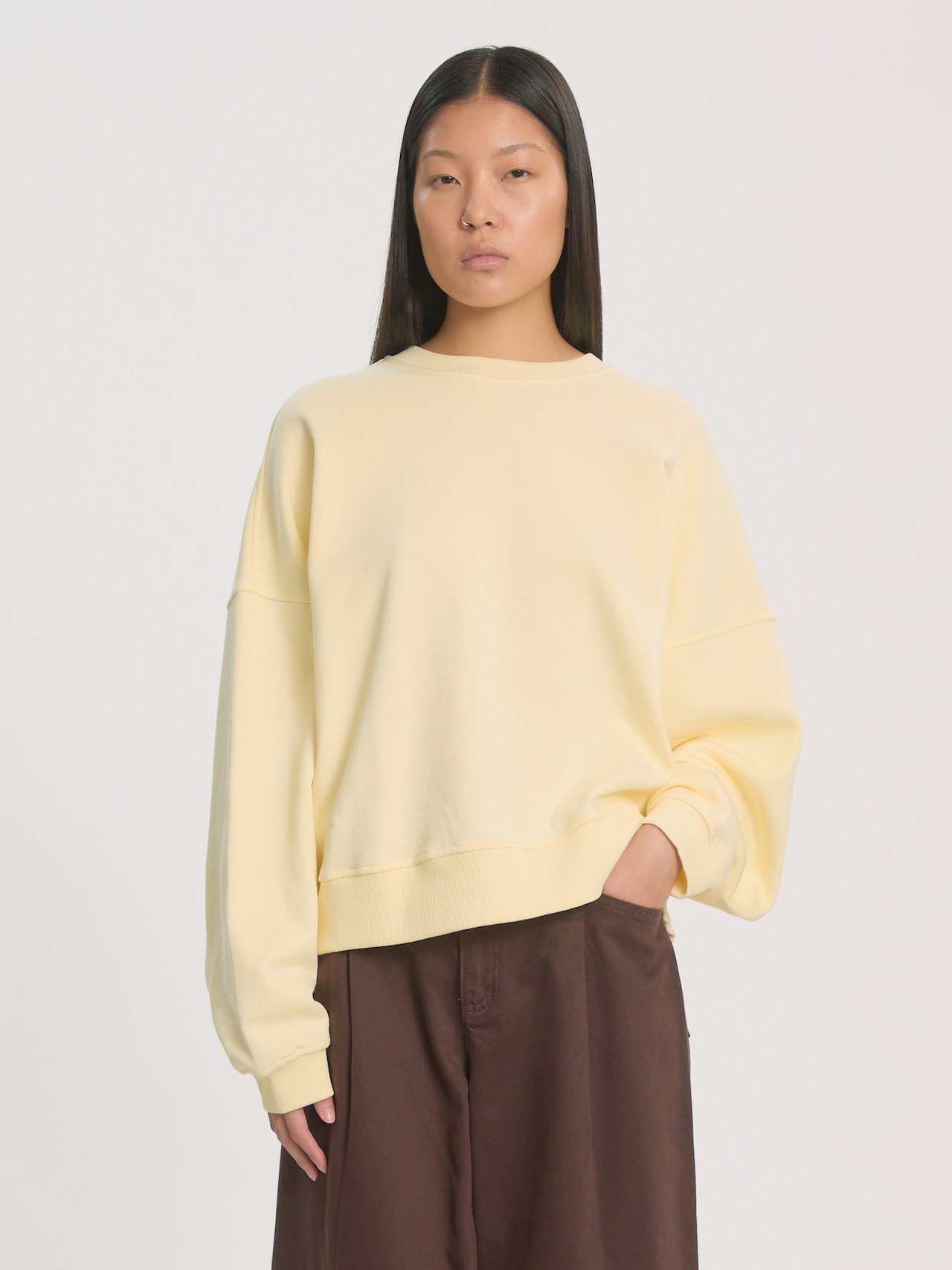 EDITED Pullover extra large 'Emielia' giallo