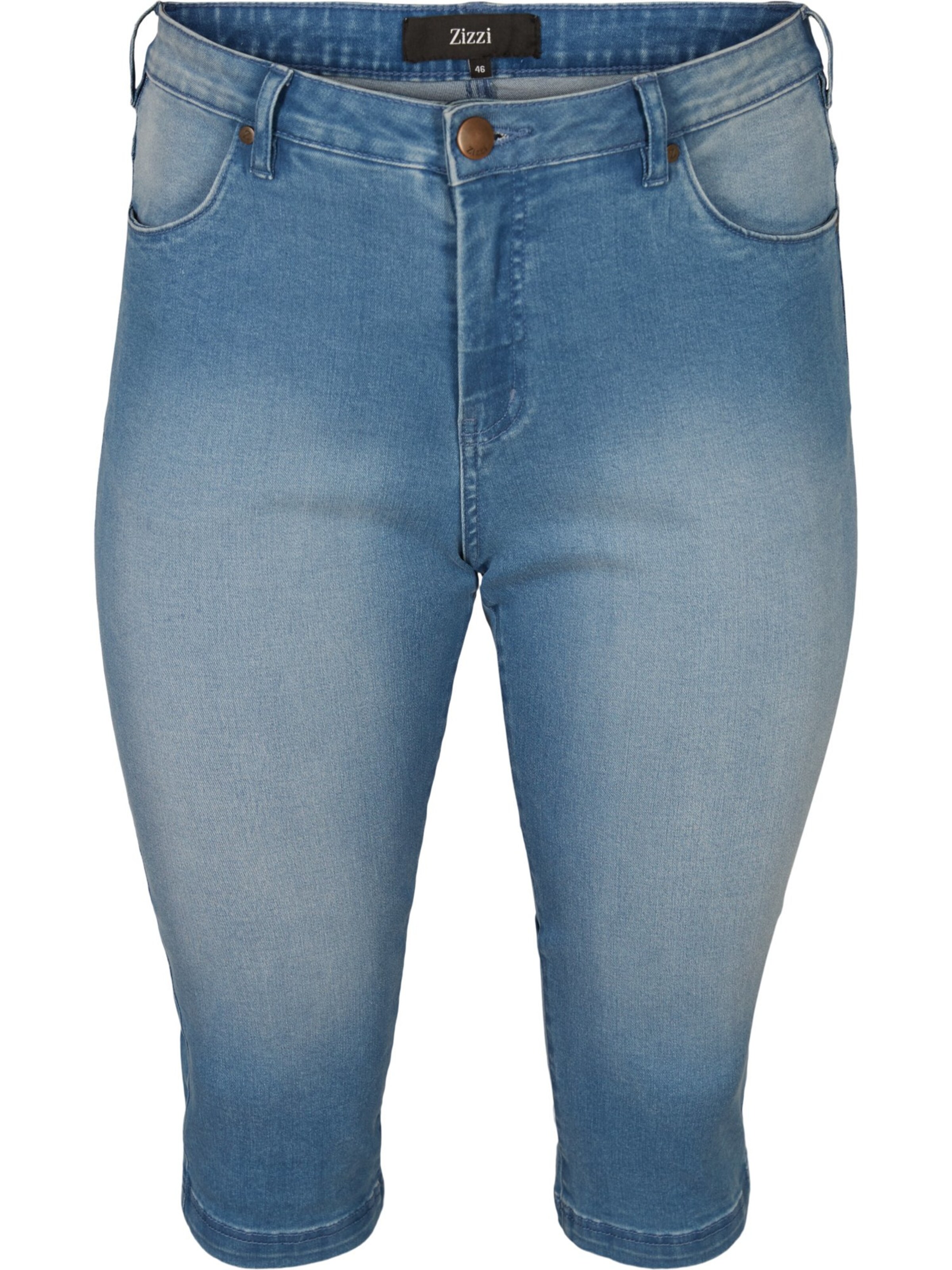 Zizzi Jeans 'Amy' in Blauw: voorkant
