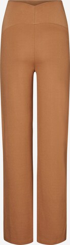 MAMALICIOUS Loose fit Trousers 'LUNA' in Brown