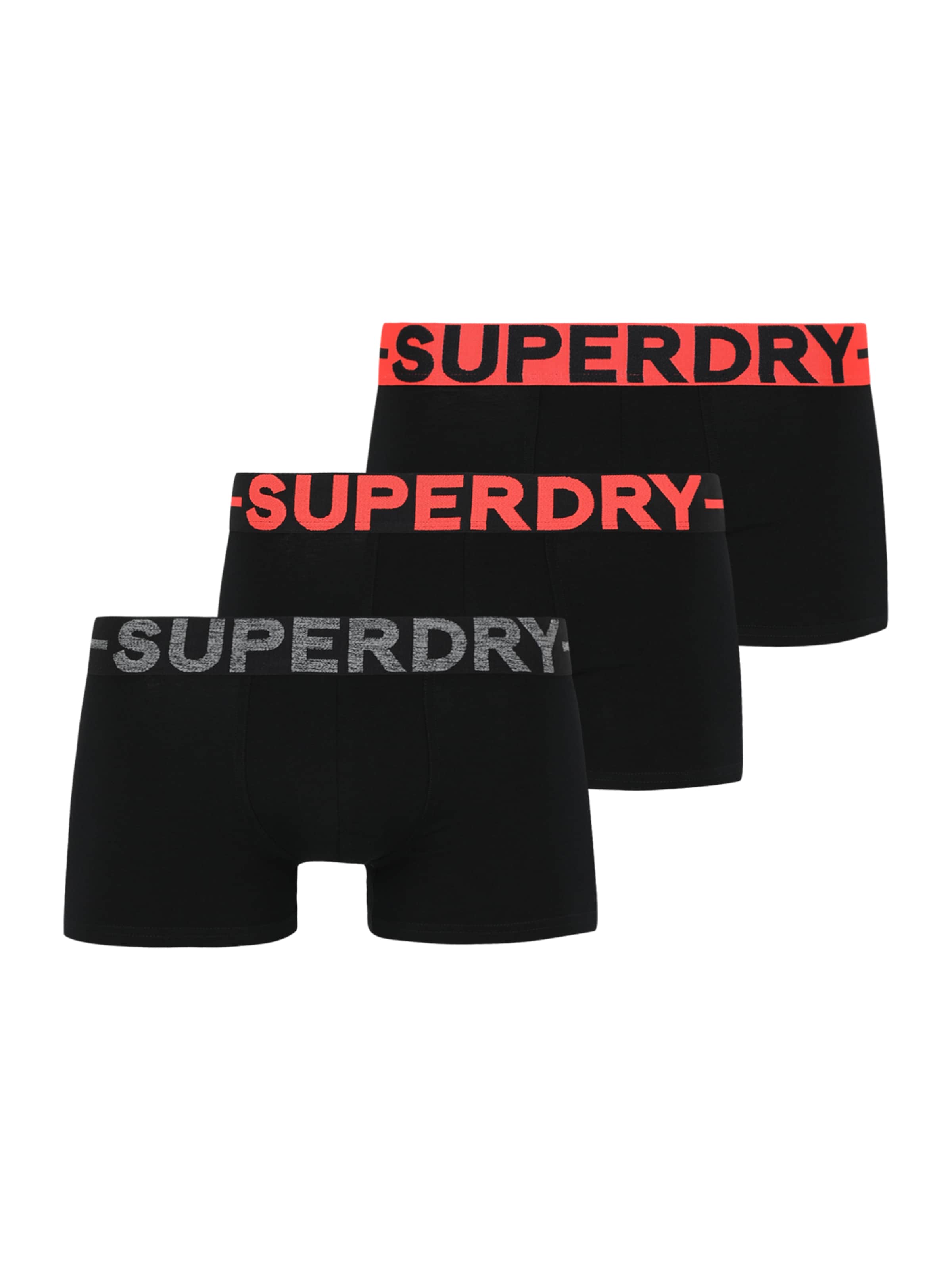 juoda Superdry Boxer trumpikės: priekis
