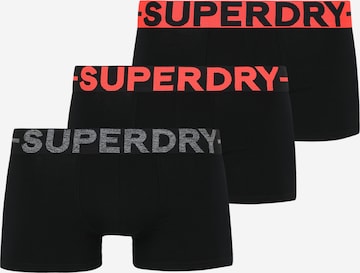 Boxers Superdry en noir : devant