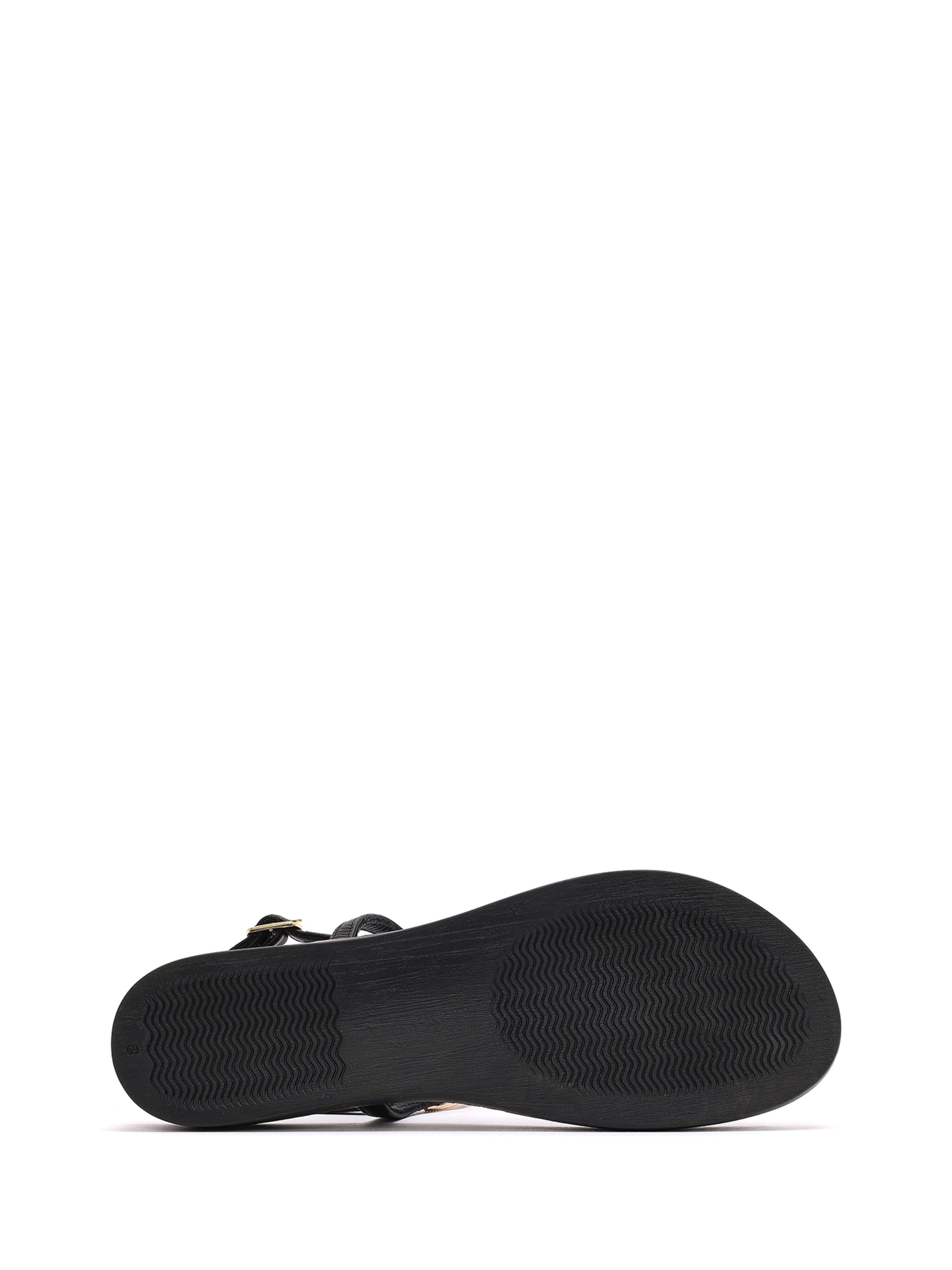 Derimod T-bar sandals in Black