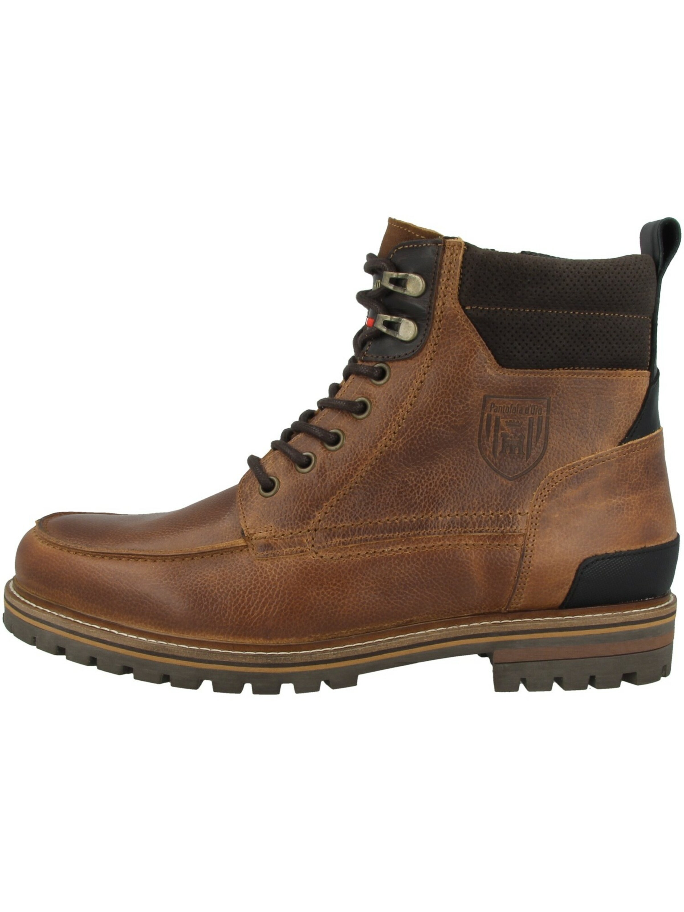 Männer Boots & Stiefel PANTOFOLA D'ORO Schnürboots 'Massi Uomo High' in Braun - GB69993 Männer Boots & Stiefel PANTOFOLA D'ORO Schnürboots 'Massi Uomo High' in Braun - GB69993