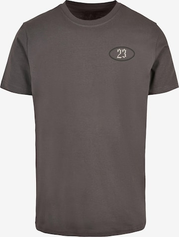 Mister Tee Shirt 'Own Your Game' in Grijs: voorkant