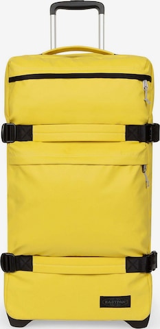 EASTPAK Trolley 'Transit'R Plus' in Geel: voorkant