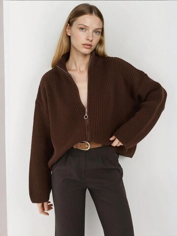 Hiccup Oversized Cardigan in Brown