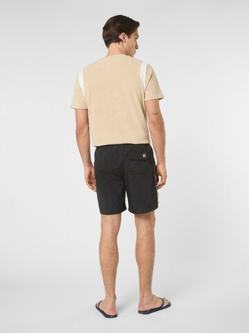 Shorts de bain 'LERICI loose heritage tape beach shorts' FILA en noir