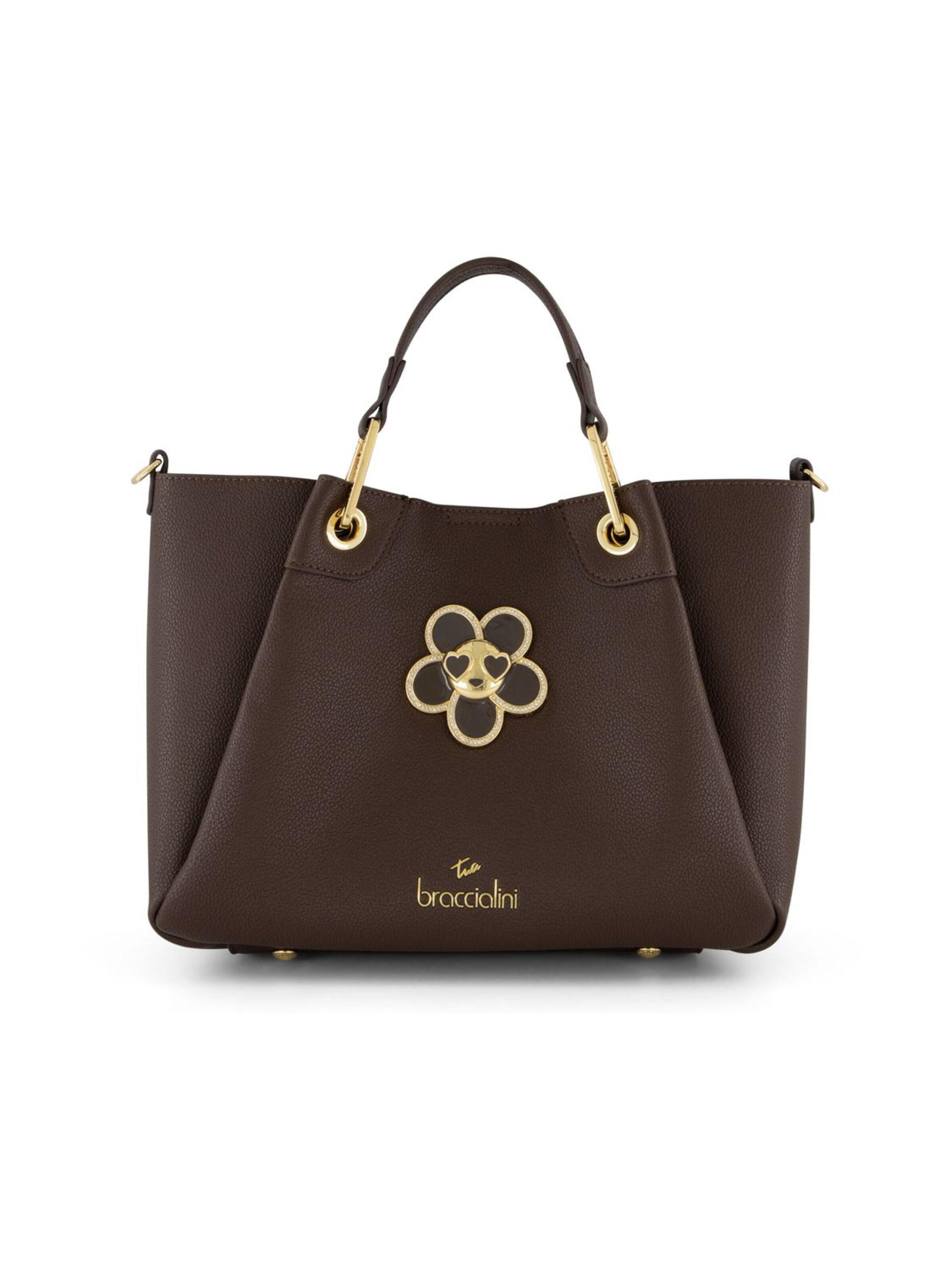 Braccialini - Bolso de mano 'Amy Bijoux' en marrón: frente
