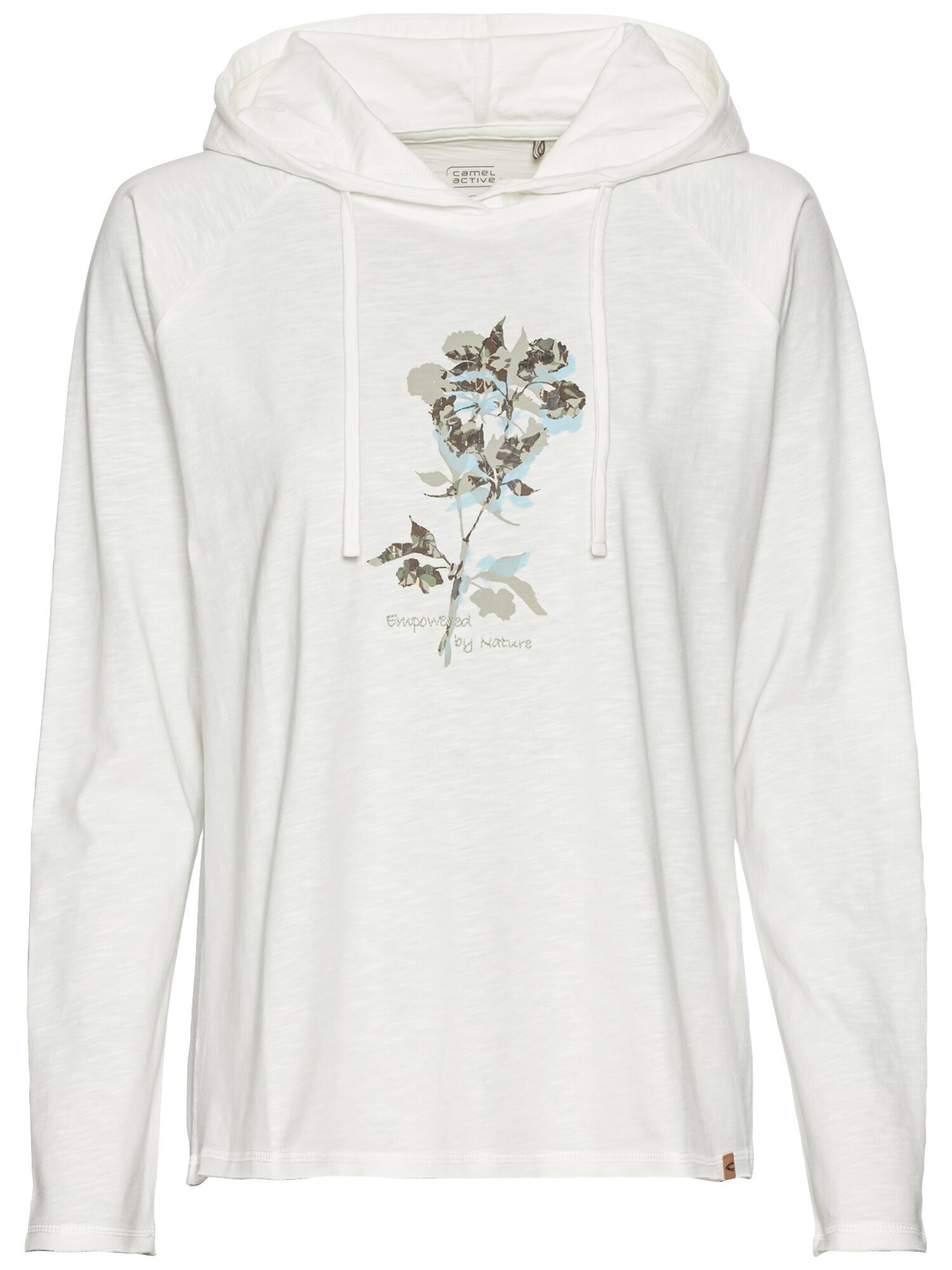 CAMEL ACTIVE Sweatshirt in White: front