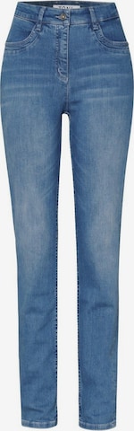 TONI Slimfit Jeans in Blauw: voorkant